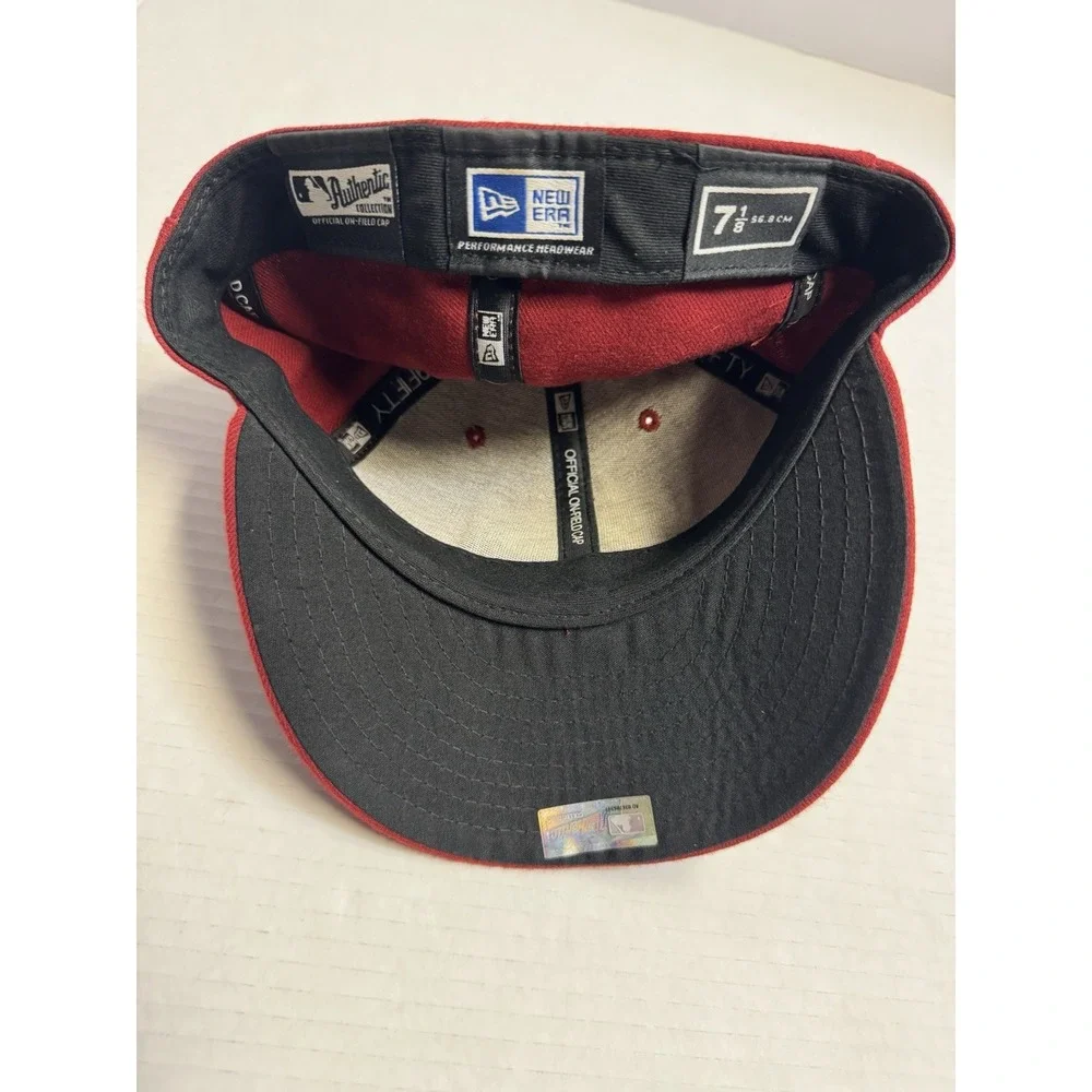Arizona Diamondbacks‎ New Era On Field Maroon Fitted Sz 7 1/8 Cap MLB